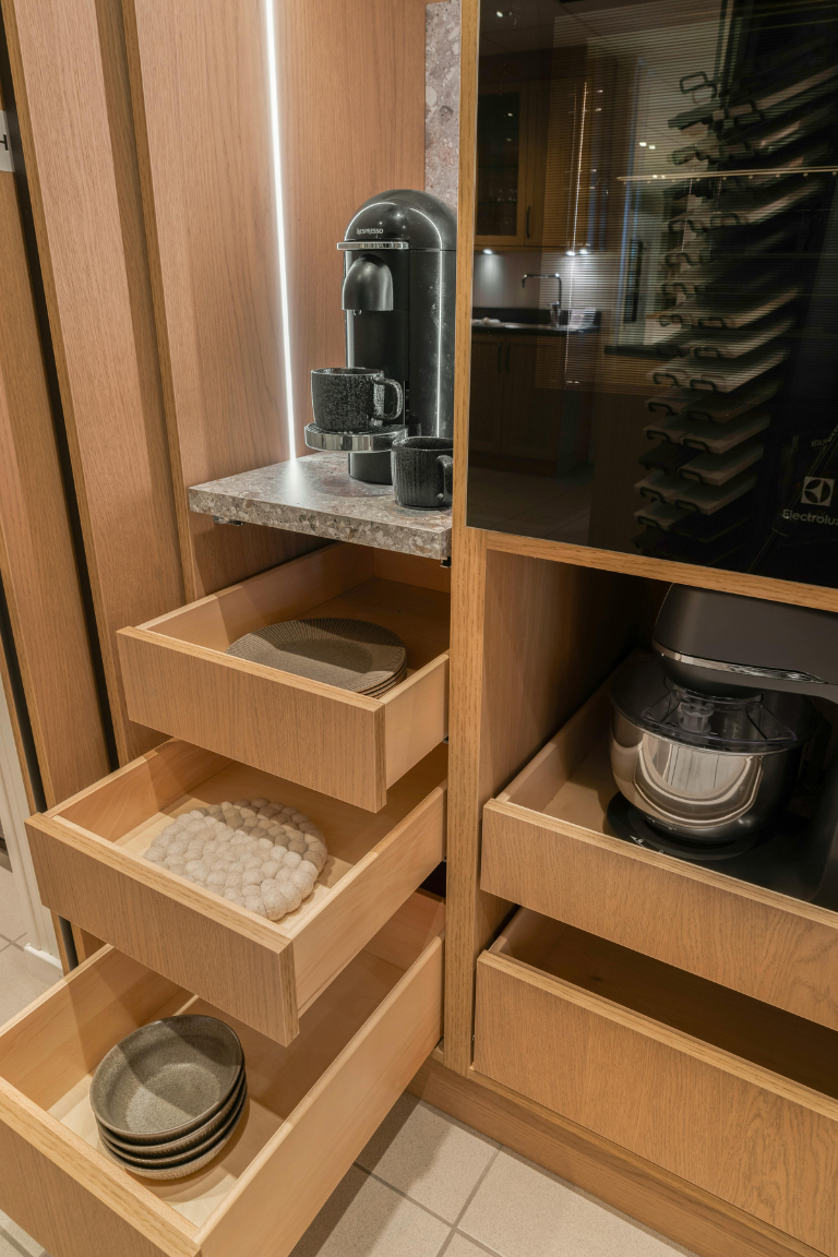 pull-out drawers