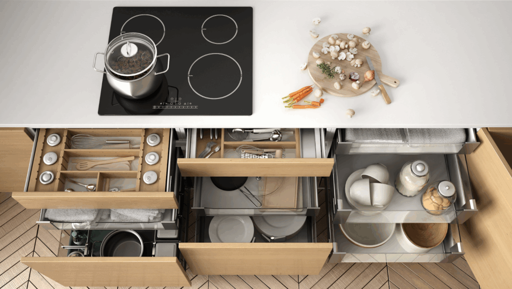 pull-out drawers