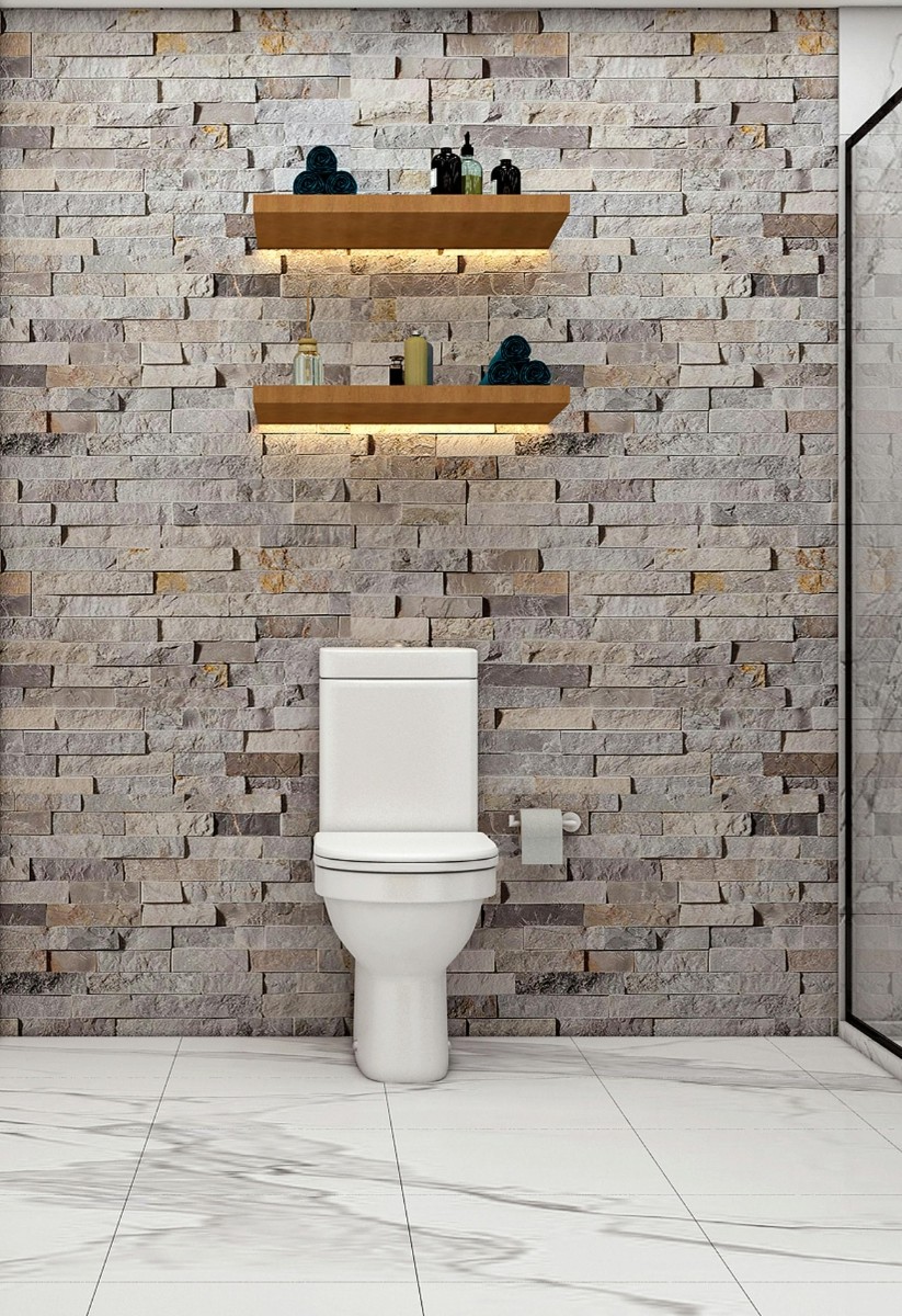 Open Shelving Bathroom Cabinet